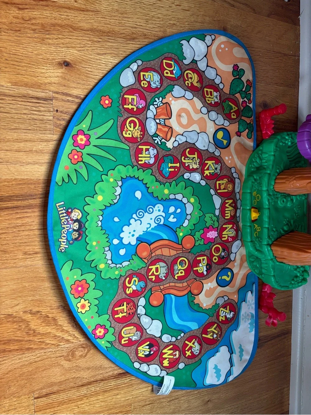 Fisher Price Little People Alphabet Zoo Tree Play Mat Letters Learning/Tested